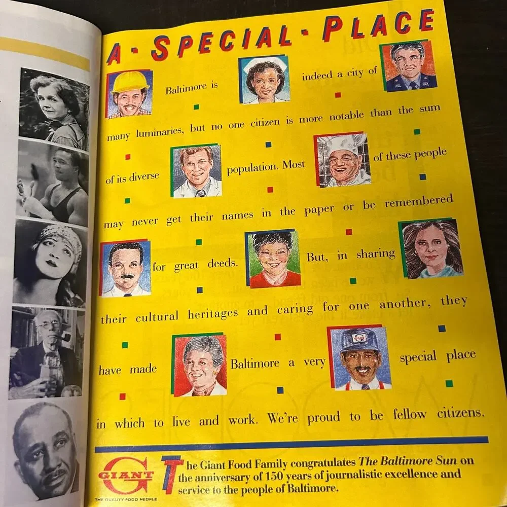 Baltimore Sun 150th Anniversary Issue-150 people who shaped the way we live